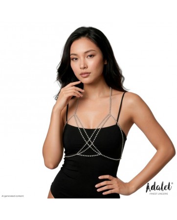 Ginevra Sujetador Plateado Talla unica