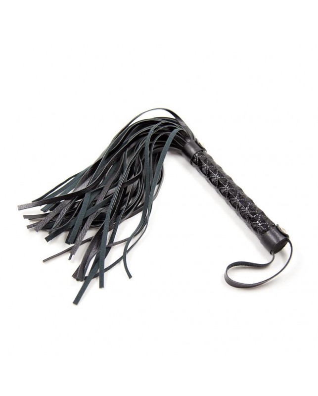 Flogger con Patron de Diamante Negro