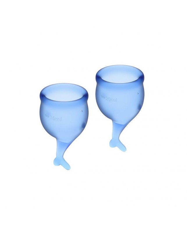 Copas Menstruales Feel Secure Dark Blue Pack de 2