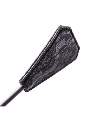 Plumas y Pala con Encaje 2 en 1 56 cm Negro