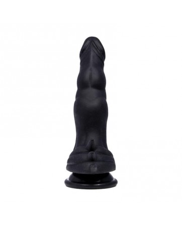 Nicks Dildo Semi Realista Silicona Negro