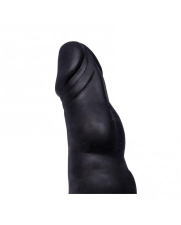 Nicks Dildo Semi Realista Silicona Negro