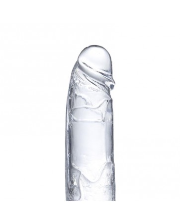 Dildo Realista con Testiculos Material Cristalino 155 cm