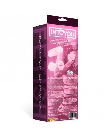 Kit de Bondage para Principiantes 4 Piezas Rosa