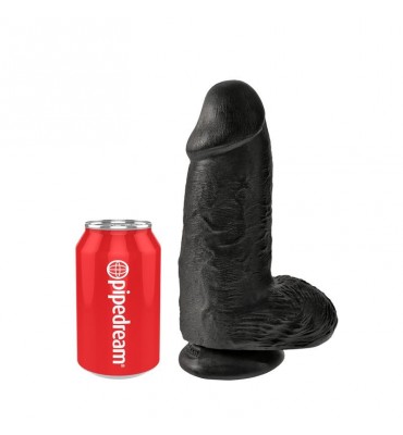 King Cock Pene Rechoncho 9 Color Negro