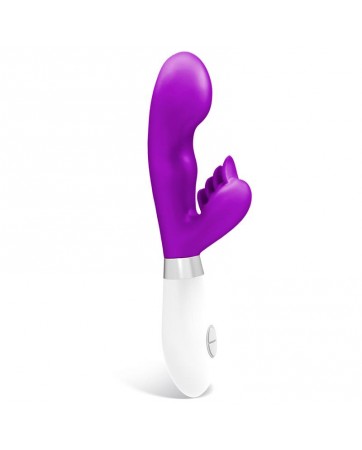 Sliper Vibrador Conejito Silicona Purpura