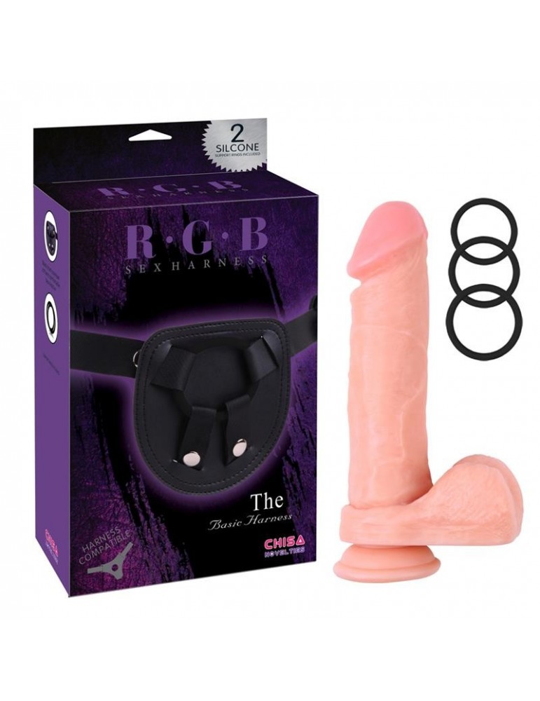 Arnes con Dildo Kyle Korver 21 cm Natural