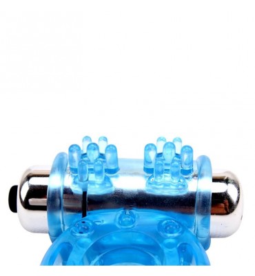 Anillo Vibrador para el Pene Bull Ring Azul