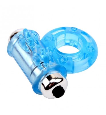 Anillo Vibrador para el Pene Bull Ring Azul