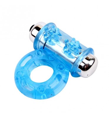 Anillo Vibrador para el Pene Bull Ring Azul