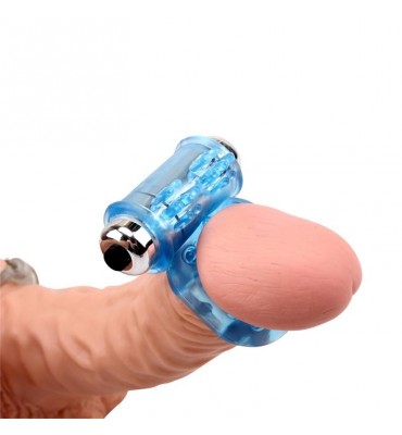 Anillo Vibrador para el Pene Bull Ring Azul