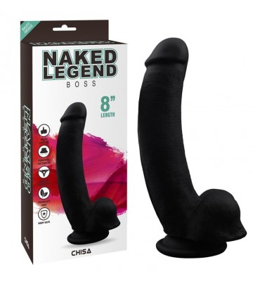 Dildo Realista Boss Color Negro 8