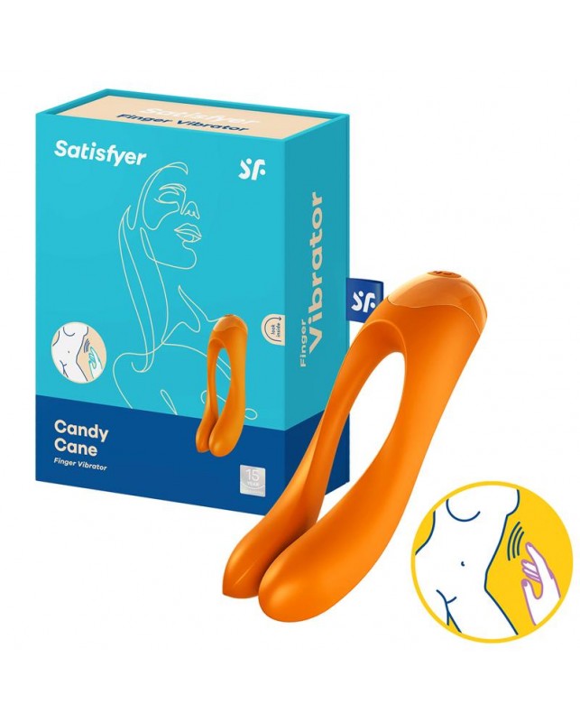 Vibrador Candy Cane Naranja