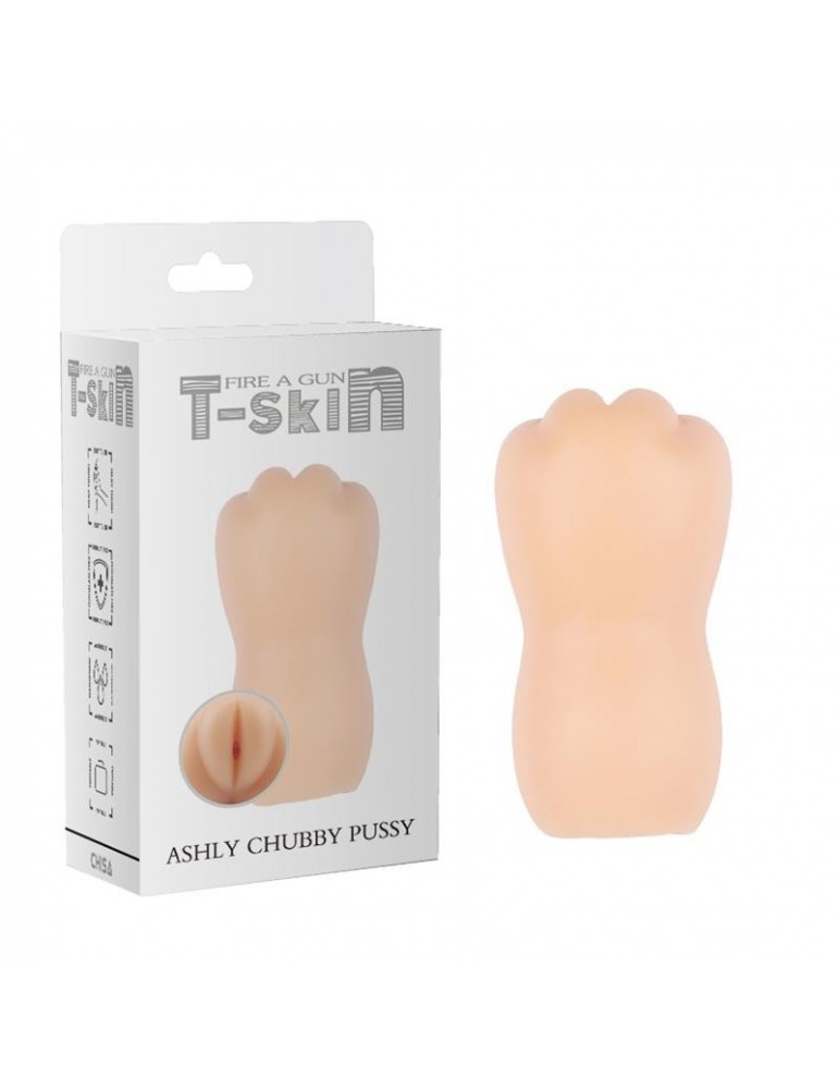 Masturbador Ashly Chubby Vagina T Skin 133 cm Natural